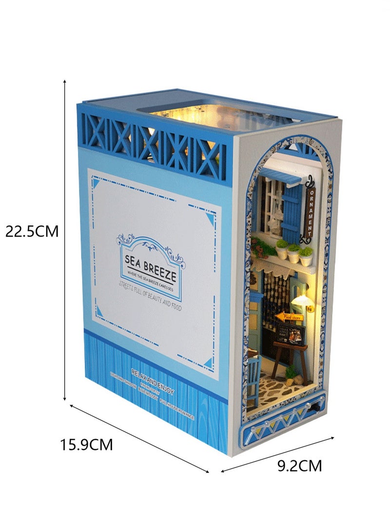 ألعاب مضيئة للأطفال يمكنك صنعها بنفسك على شكل كابينة نسيم البحر ثلاثية الأبعاد لنموذج منزل تم تجميعه يدويًا - Image 2